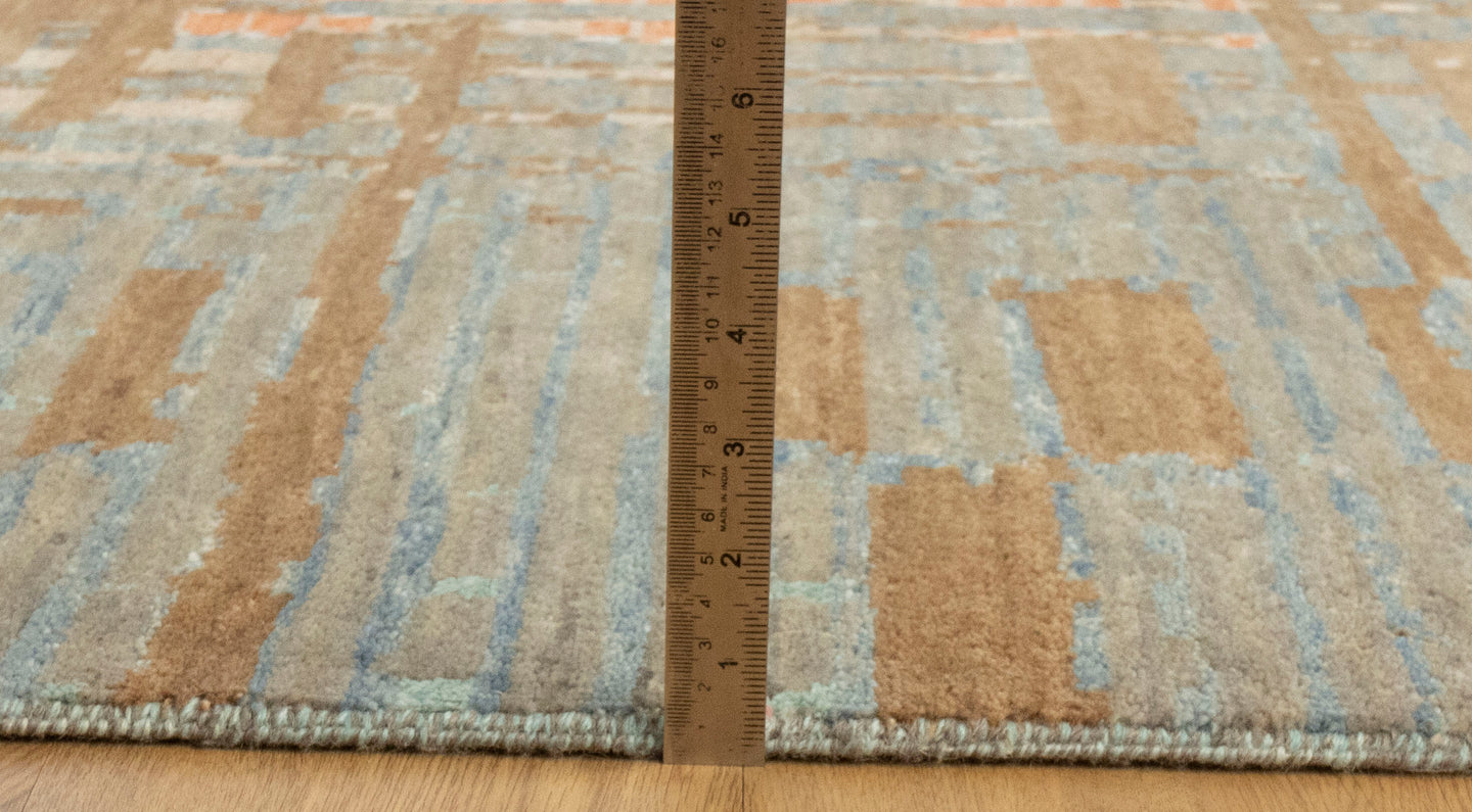 10x14 Mystique Grafton Grey Orange Oversized Area Rug For your Home| Shritija Rugs | Best Carpet Living Room